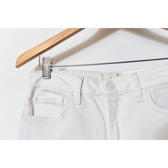 Seven For All Mankind Jeans Womens 28 White Mega Flare Denim Boho Western NEW - Picture 3 of 14